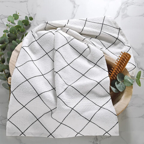 Toalla Baño Estampada Prisma 100% Algodón 70x140 cm ORION