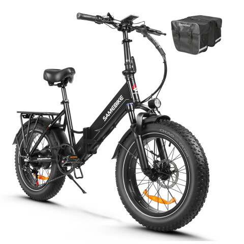 Bicicleta Eléctrica Samebike 20 Plegable 750w NEGRO