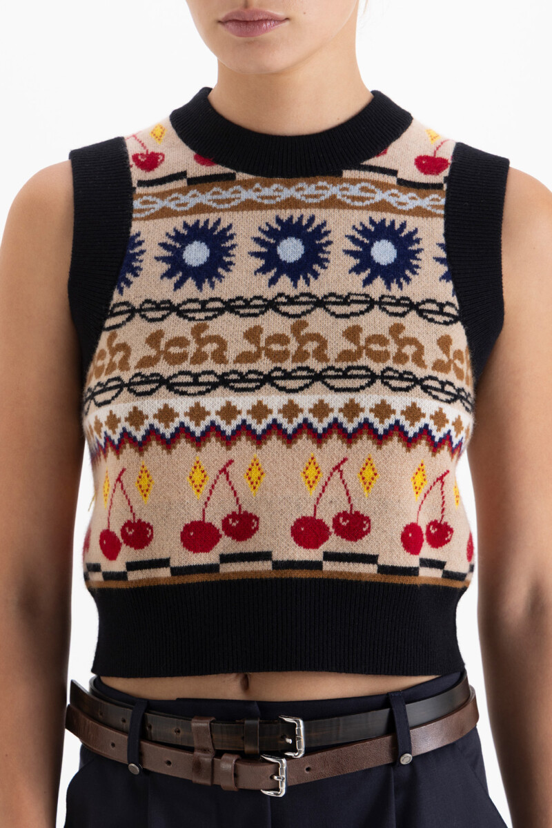 CHALECO MILA Multicolor