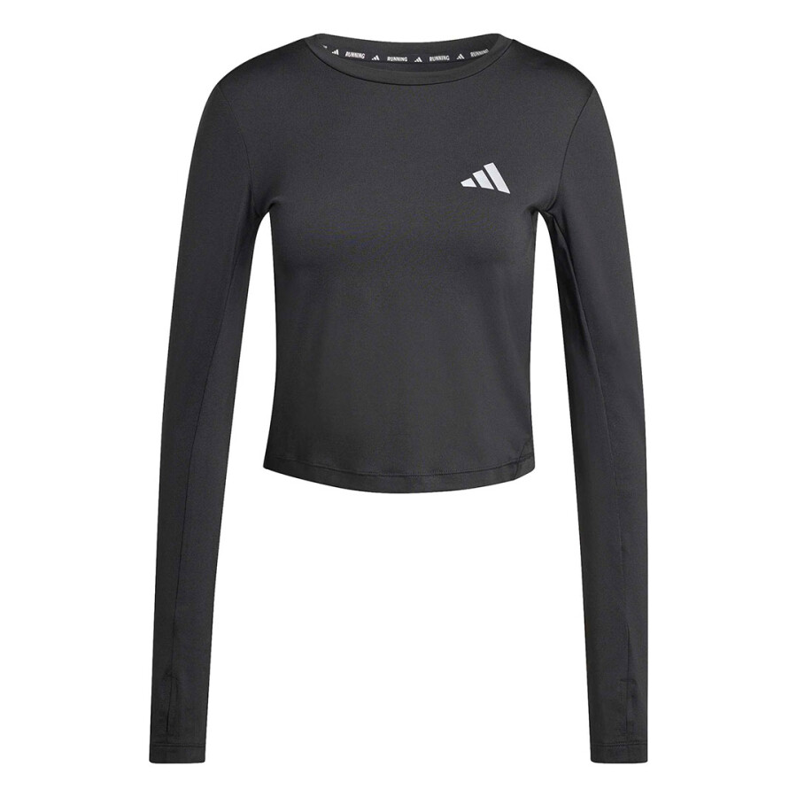 Remera de Mujer Adidas Running Manga Larga Negro