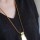 Irregular Necklace Bronce