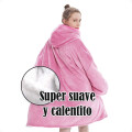 Manta Buzo Corderito Rosado