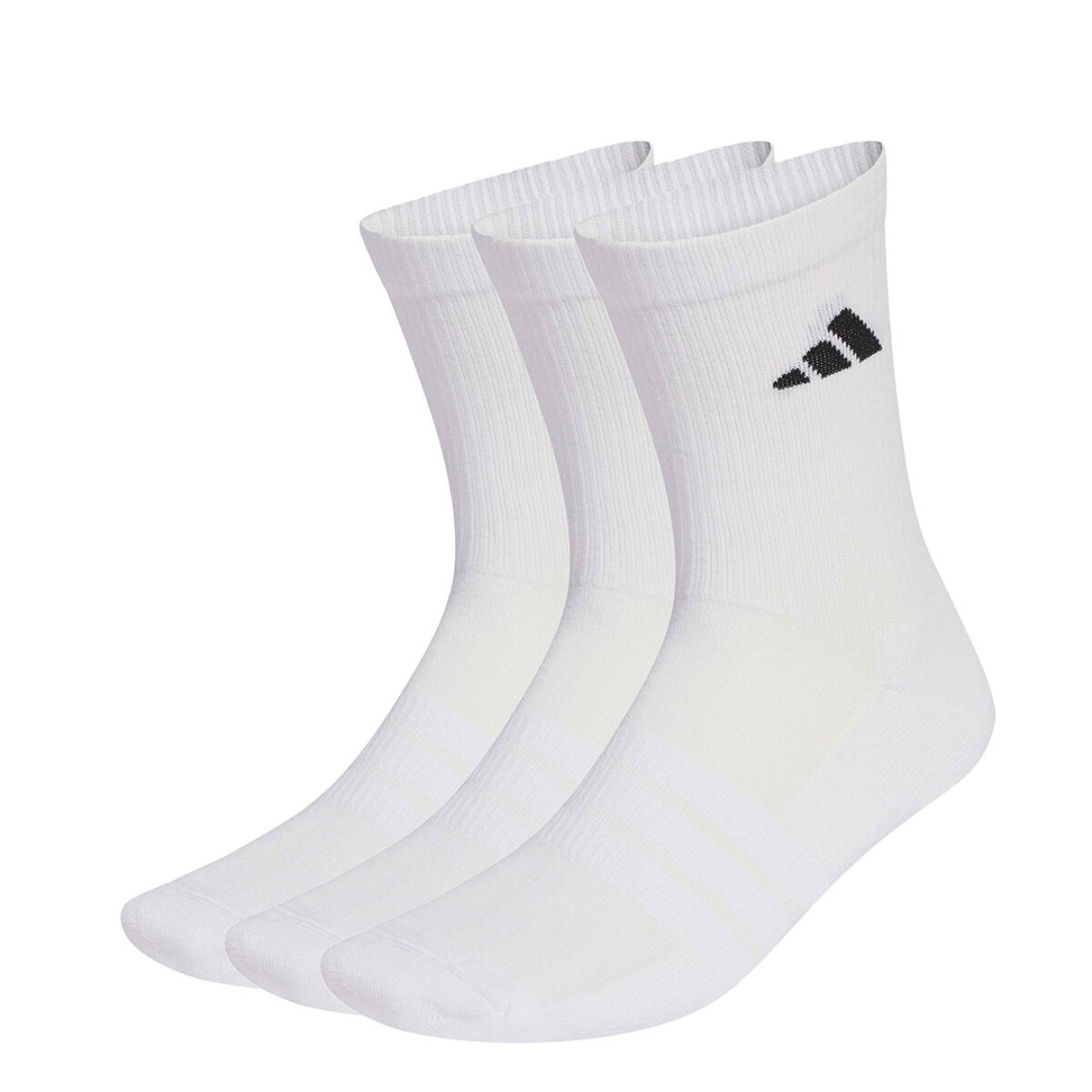 Medias Unisex Adidas Sports Wear 3 Pares - Blanco 