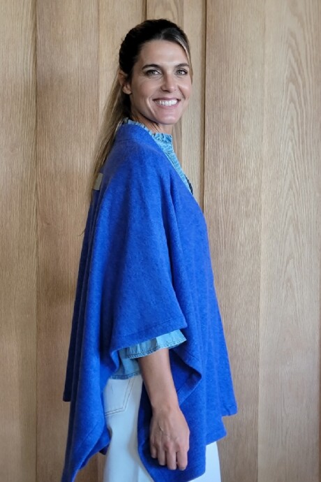 Ruana Cerdeña Azul