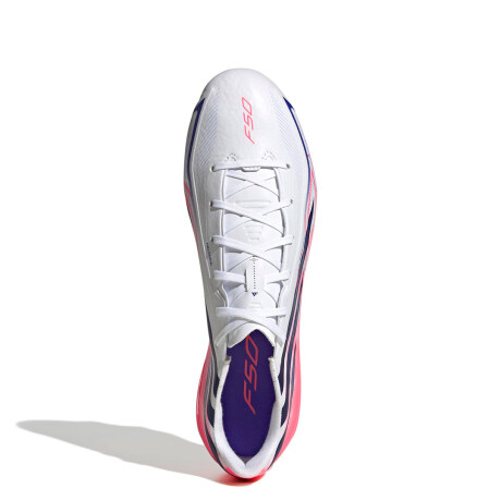 Championes Unisex Adidas F50 Hyperfast League Fg Blanco - Rosado