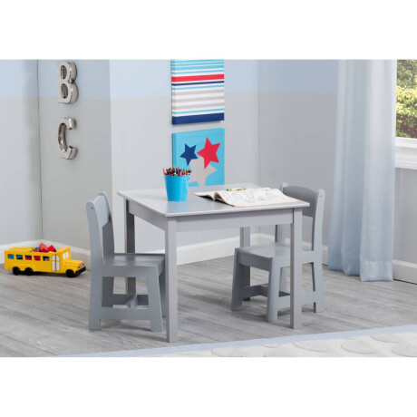 Juego de mesa y 2 sillas Wisly Gris