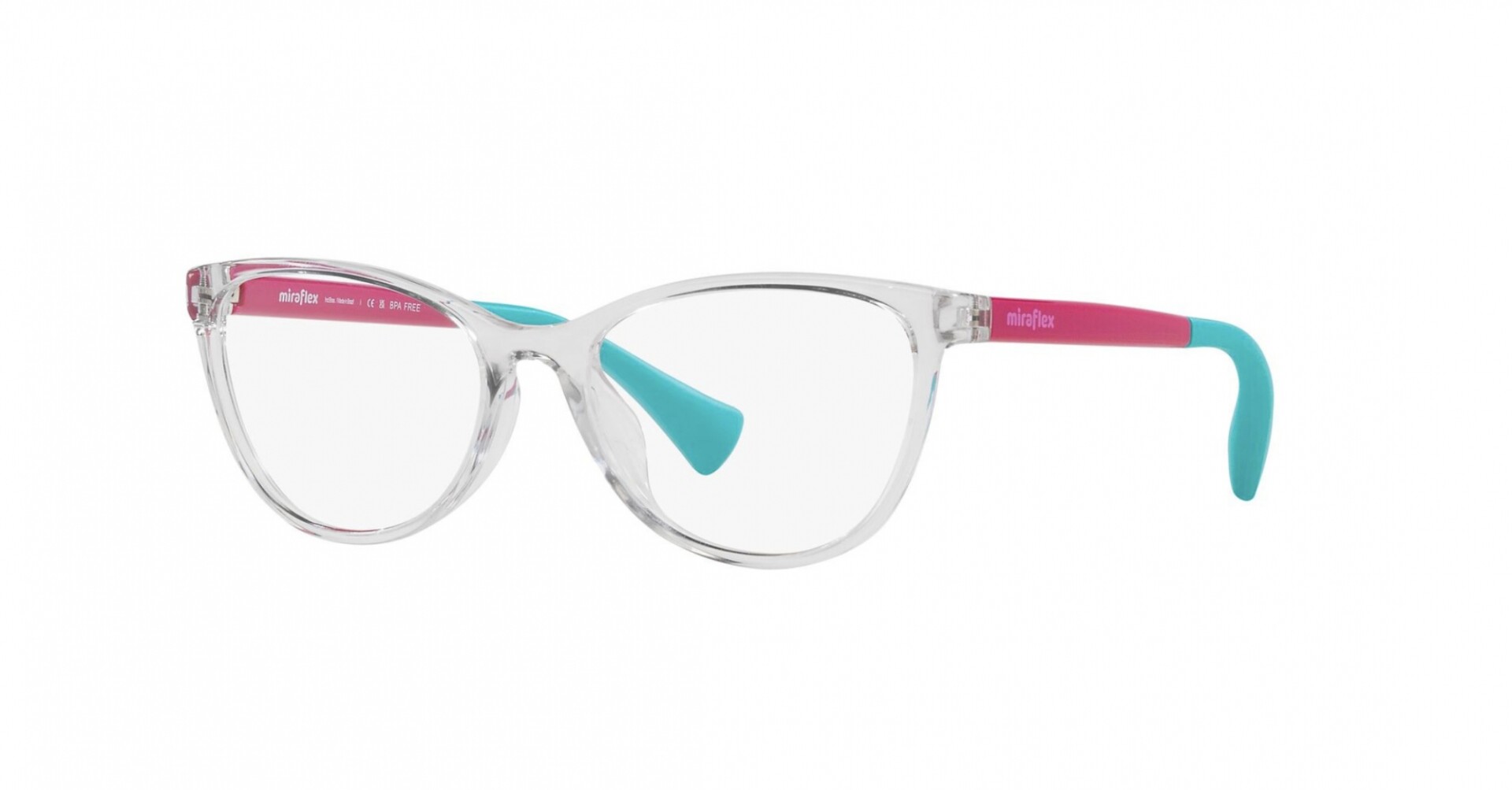 Miraflex 4010 - Transparente , Verde Agua y Rosa 