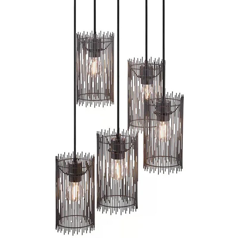 COLGANTE ESSEN X5 Luminaria Colgante Essen x5 Negra