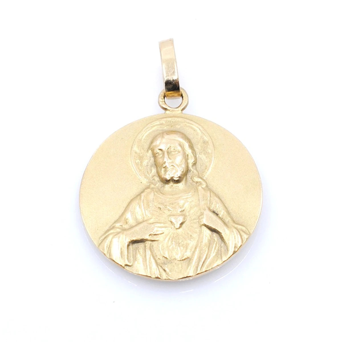 Medalla escapulario en oro 18k amarillo 