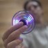 Juguete Giratorio Volador Bola Spinner Drone Bateria Luces Variante Color Azul