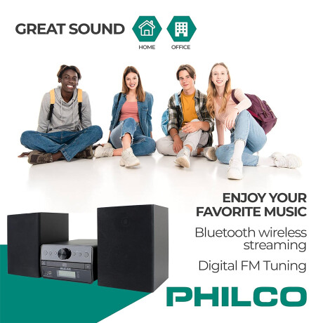 Philco - Sistema de Sonido PES3550 - Bluetooth. 50W Rms. Estéreo. Cd-r/rw. Fm. 001