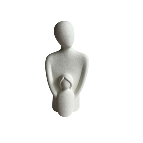 Adorno Padre Hija Ceramica 22X11X7Cm