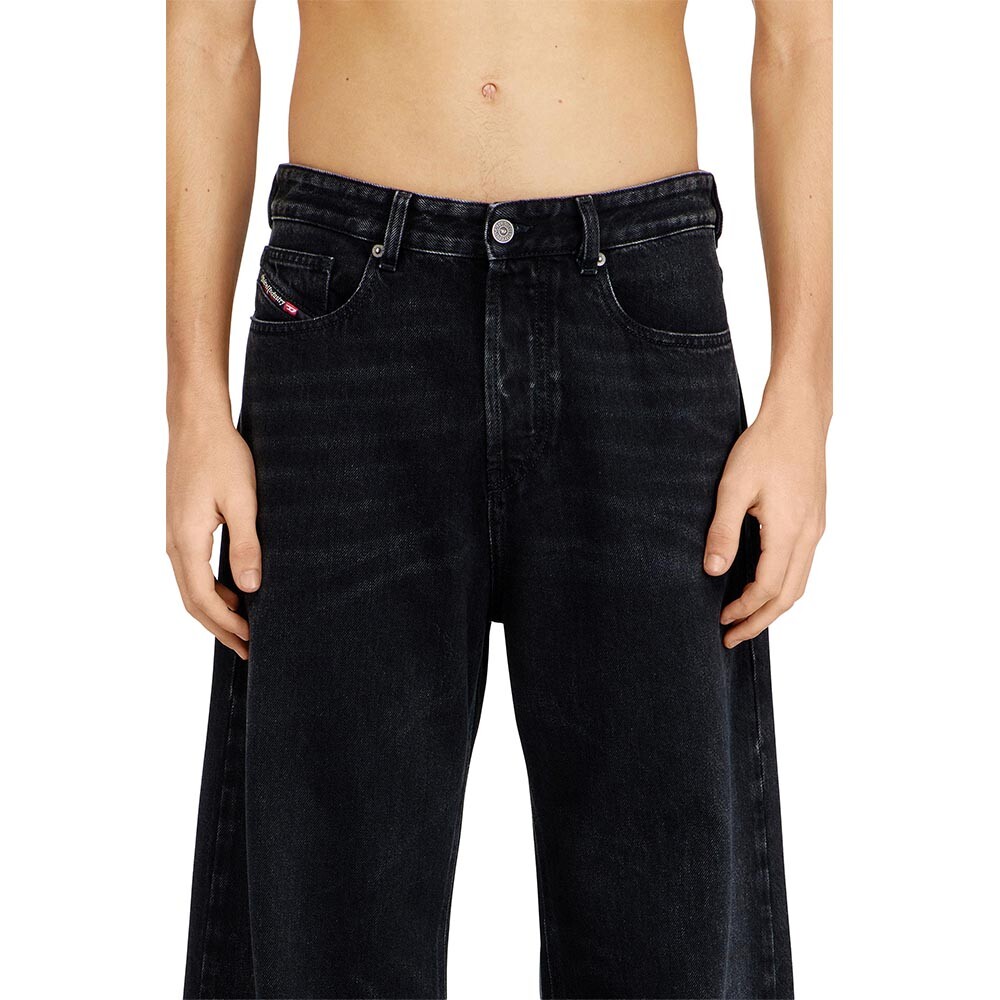 Jean Para Hombre D-Rise Negro/Gris Oscuro