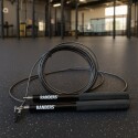 CUERDA PARA SALTAR ALUMINIO CON RULEMAN NEGRO