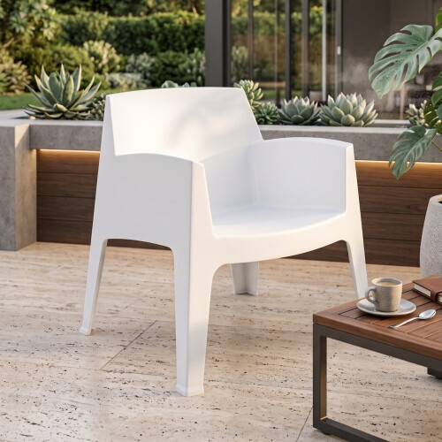 Silla de Exterior Master Blanco Mate