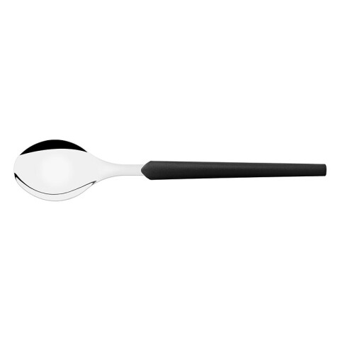 Juego de cubiertos acero inoxidable mango negro 24 piezas -TRAMONTINA TN9780