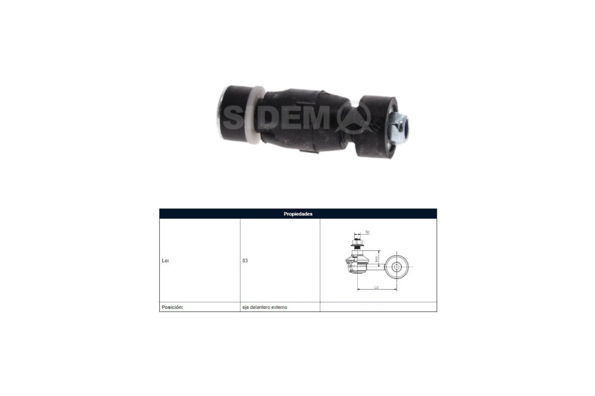 Bieleta Renault Sandero/Logan 08-25 Der/Izq Bieleta Renault Sandero/Logan 08-25 Der/Izq