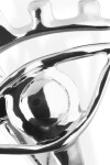 PULSERA RÍGIDA DE ALEACIÓN DE METALES BAÑADA EN PLATA CON DETALLE DE OJO Pulsera
