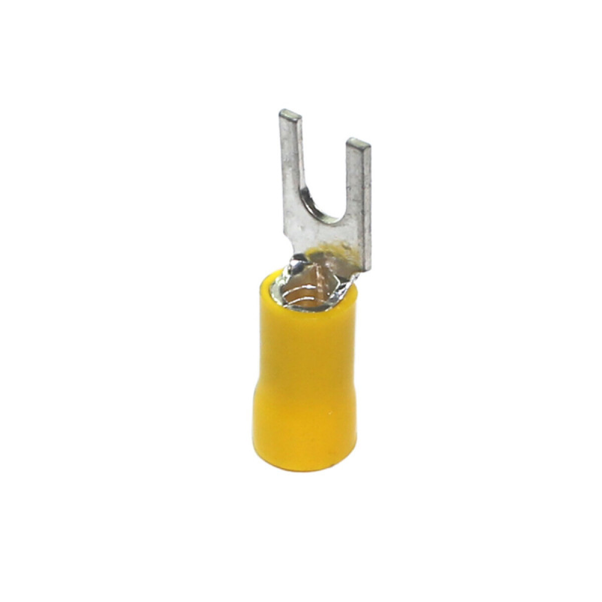 Terminal horquilla M4 p/cables: 2,7-6mm2 amarillo - HR1603W 