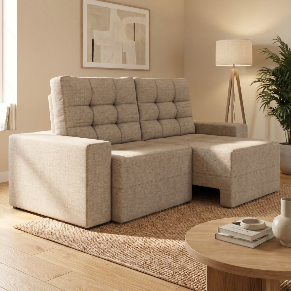 Sillón Cama Reclier Pequim 2 Cuerpos - Extensible Marrón