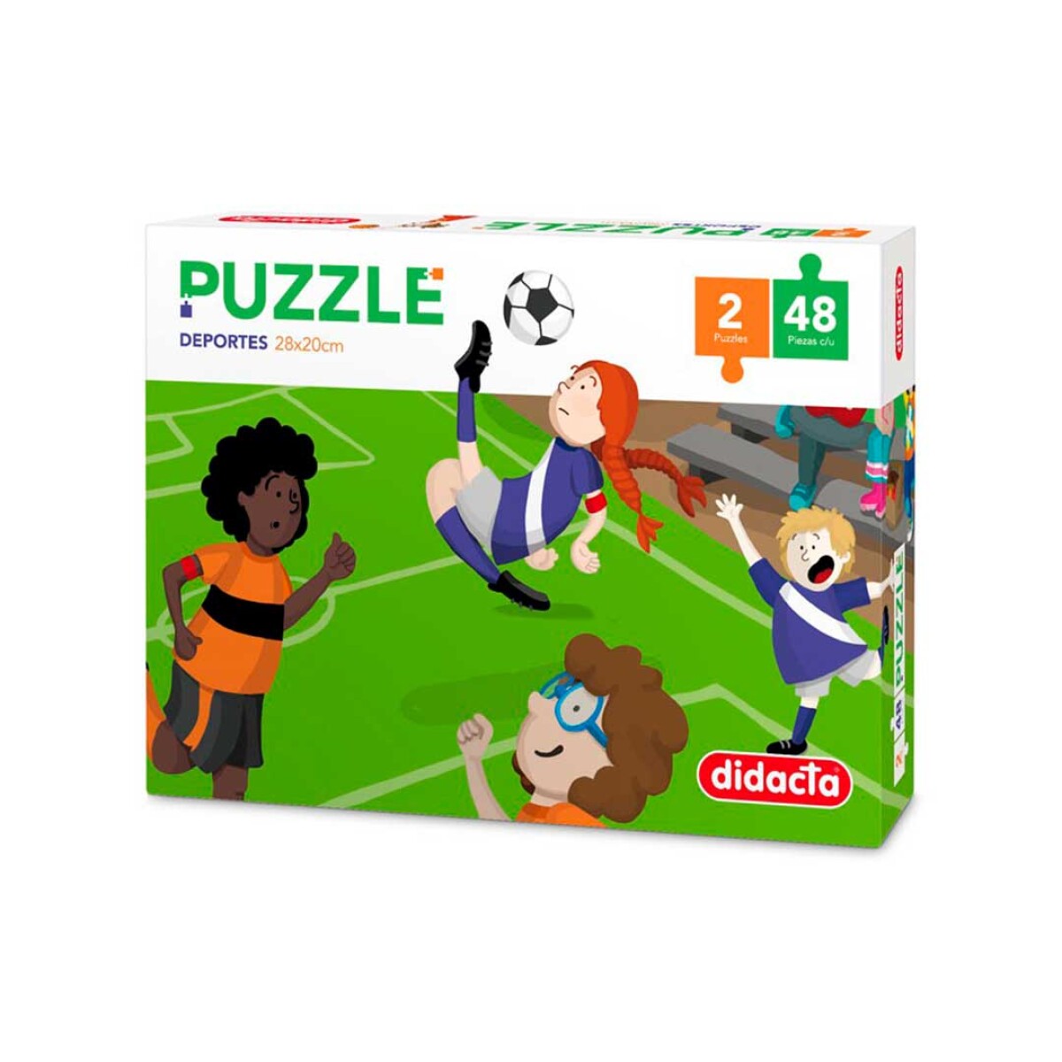 Puzzle Deporte Futbol Didacta 48 piezas x2 - 001 