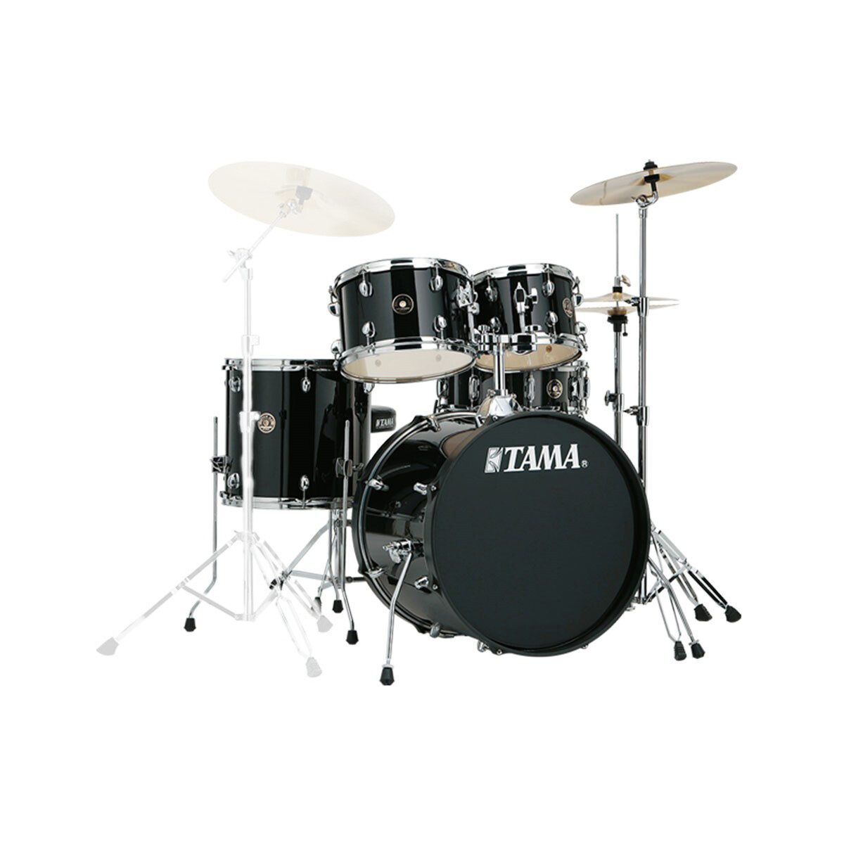 Batería Tama Rhythm Mate Rm50yh5cbk Negro Con Hardware, Platillos Y Asientos 