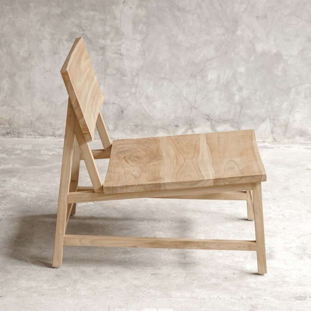 BUTACA MADERA NATURAL-BEIGE CITRUS NATURAL