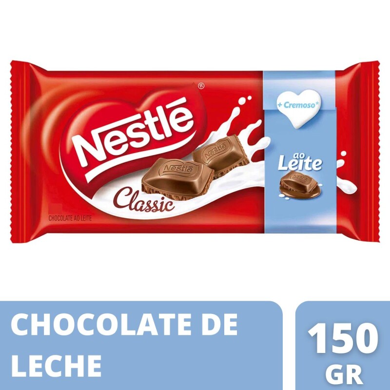 Tableta de Chocolate Nestlé Classic Leche 150 GR Tableta de Chocolate Nestlé Classic Leche 150 GR