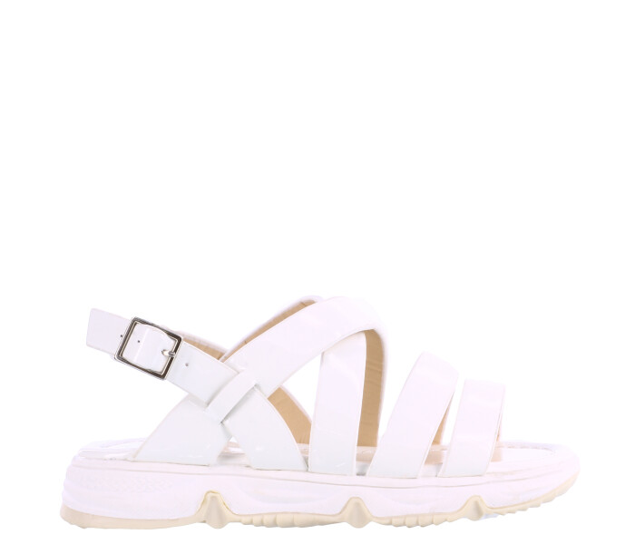 Sandalias de Niña MINI Miss Carol RILEY de charol Blanco