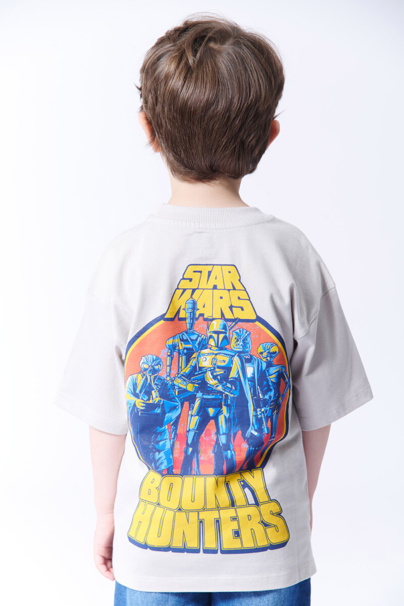 Remera estampa spiderman Star Wars Cruda