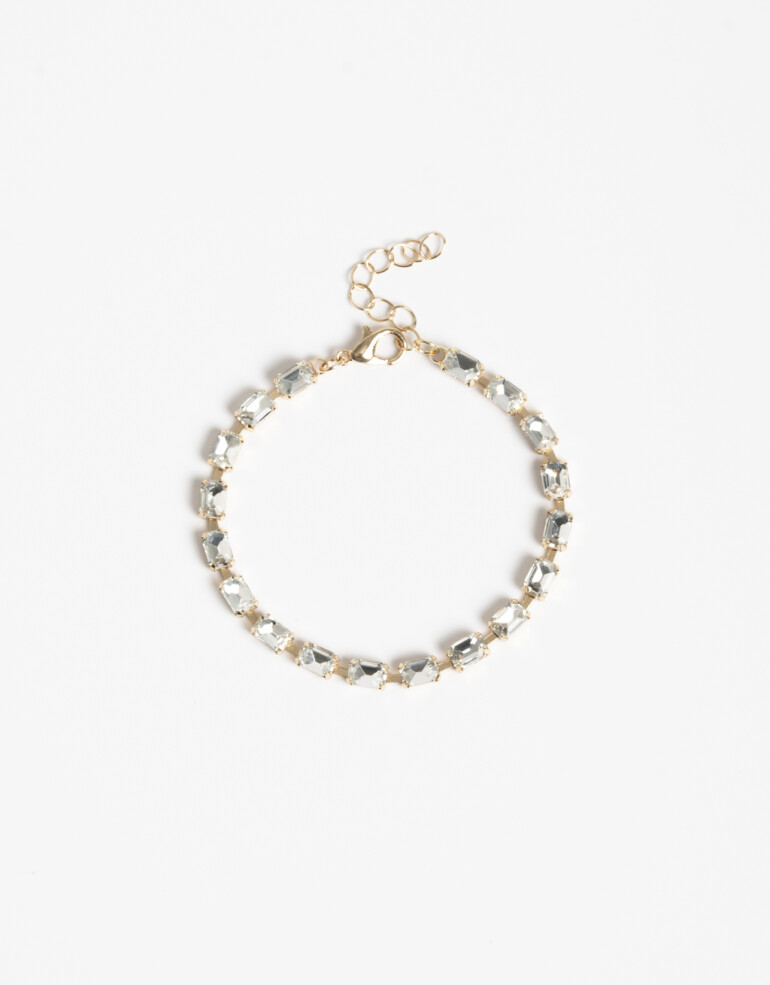 Pulseras Flexibles Color Pulsera Flexible Strass - Cristal