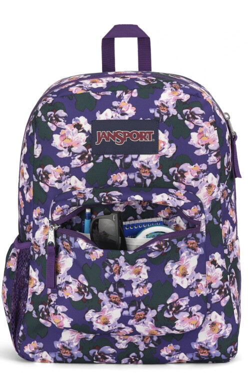 MOCHILA JANSPORT CROSS TOWN PURPLE PETALS