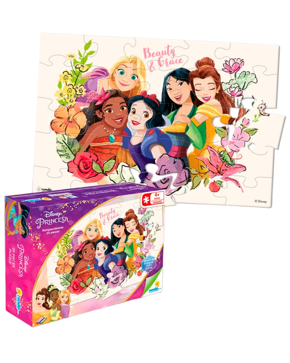 Puzzle Ronda Disney Princesas x 25 piezas 
