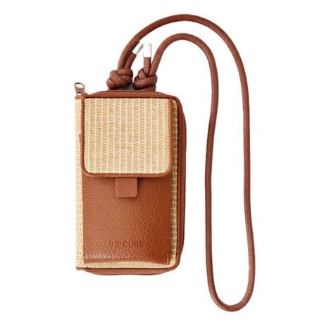 Billetera Rip Curl Premium Straw Phone Wallet Beige