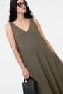 VESTIDO SUELTO Verde Militar