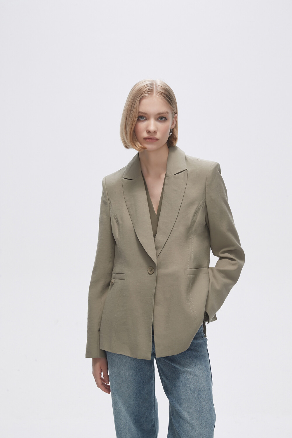 Blazer Gressier Verde Grisaceo