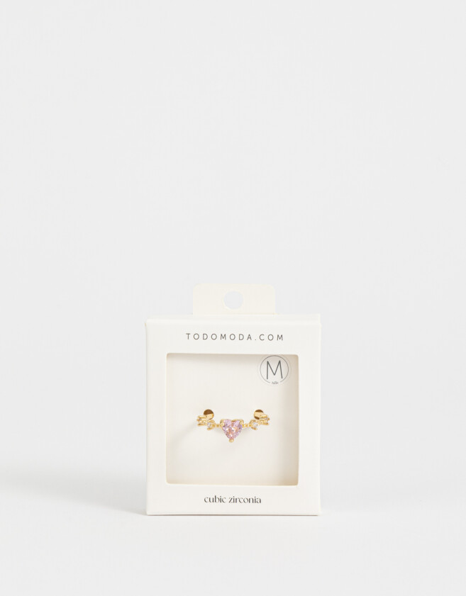 Anillos Chicos Con corazón Anillo Chico Con Corazón - Dorado