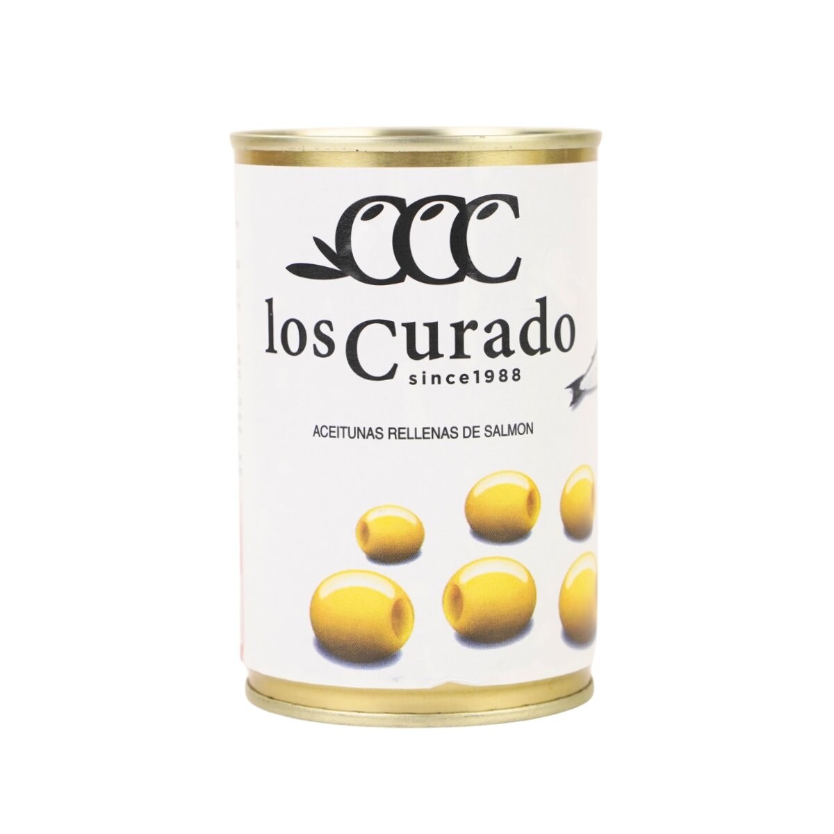 ACEITUNA LOSCURADO RELL SALMON LATA 120/300G 