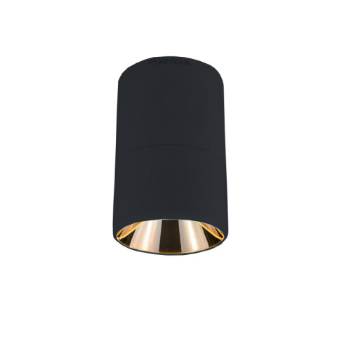 Lámpara de techo REFLECTO 90 negro p/GU10 no inc. MN0512X