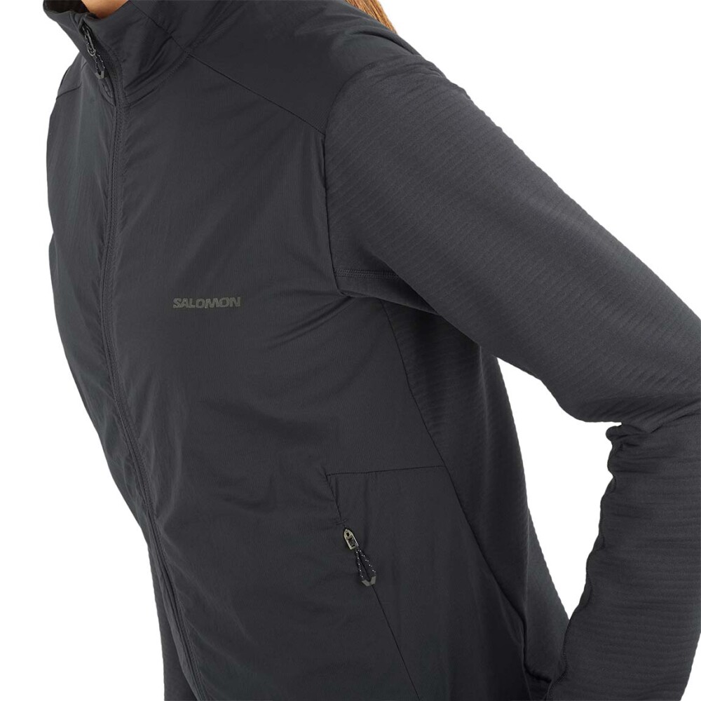 Salomon Campera Sntial Lightwarm Hybrid W para Mujer - Negro Negro