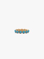 Anillo Con Semiesferas azul