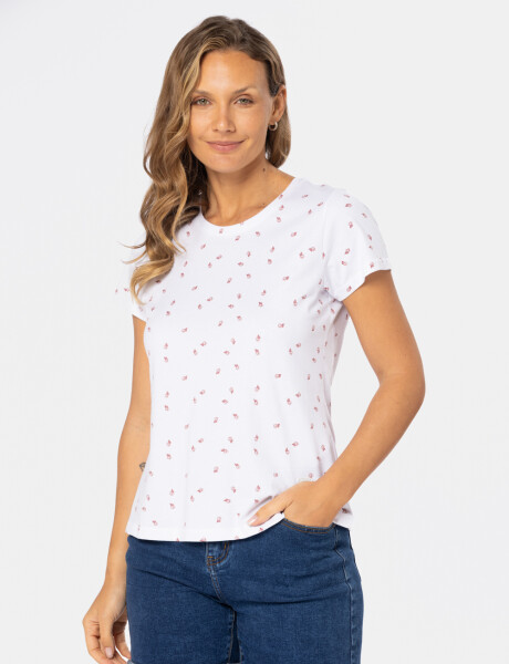 REMERA ESTAMPADA Blanco