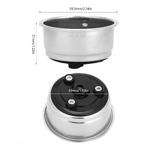 filtro presurizado c/ base desmontable de plástico negro 2 TAZAS filtro presurizado c/ base desmontable de plástico negro 2 TAZAS