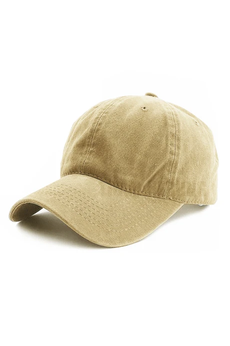 Gorro teñido broche metálico Beige