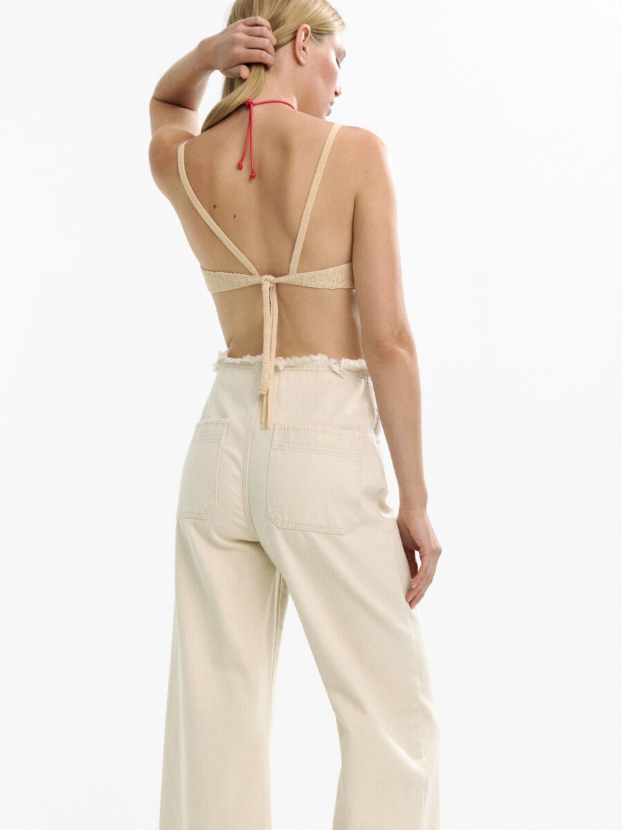 Pantalón Vaquero 100% Algodón crudo