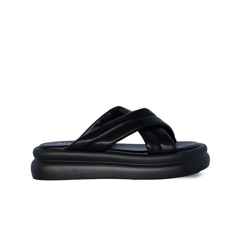 Sandalia de dama Osada ALL BLACK