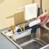 Organizador Extensible Escurridor Base Fregadero Pileta Variante Color Azul