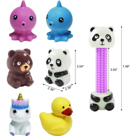 Juguete Pop Tube Fidget Toy Grande Animales Anti Stress 001