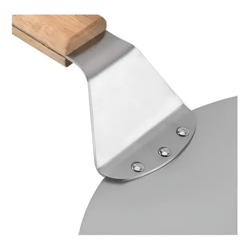 Pala para Pizza Acero Inoxidable con Mango Madera Pala para Pizza Acero Inoxidable con Mango Madera