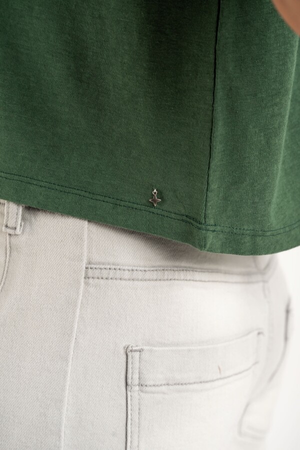 Remera Algodón Verde